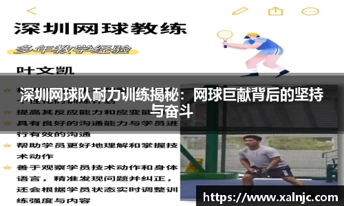 深圳网球队耐力训练揭秘：网球巨献背后的坚持与奋斗